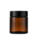 Pote vidro âmbar cosmético 100 g