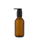 Frasco vidro âmbar fosco R24 pump flat 100 ml