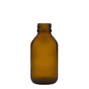 Frasco vidro âmbar R24 sem tampa 100 ml