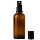 Frasco em vidro âmbar com válvula spray R18 - 100 ml (unidade ou kit)