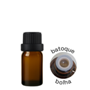 Frasco em vidro âmbar com batoque BOLHA R18 - 10 ml (unidade ou kit)