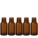 Frasco vidro âmbar sem tampa R18 - 20 ml