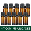 Frasco em vidro âmbar gotejador R18 - 15 ml (unidade ou kit)