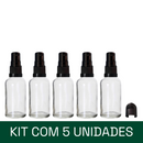 Frasco em vidro dosadora com válvula dosadora - 30 ml (unidade ou kit)