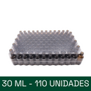 Frasco vidro âmbar sem tampa R18 - 30 ml