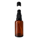 Frasco em vidro âmbar com válvula dosadora - 30 ml — embalagem profissional para aromaterapia