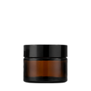 Pote vidro âmbar cosmético 50 g