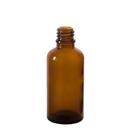 Frasco vidro âmbar R18 sem tampa 50 ml