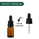 Frasco âmbar com conta-gotas PREMIUM GRADUADO - 10 ml (unitário ou kit)