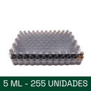 Frasco vidro âmbar sem tampa R18 - 5 ml