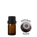 Frasco em vidro âmbar com batoque BOLHA R18 - 5 ml (unidade ou kit)