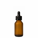Frasco vidro âmbar fosco R24 conta-gotas 60 ml