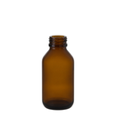 Frasco vidro âmbar R24 sem tampa 60 ml