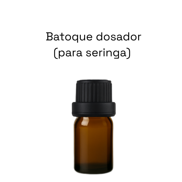 Frasco em vidro âmbar DOSADOR R18 - 5 ml (unidade ou kit)