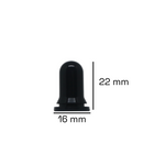 Bulbo em silicone para tampa furada (100 unidades)