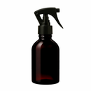 Frasco em PET âmbar com válvula Spray mini gatilho R24 - 100 ml (kit ou unidade)