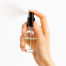 Frasco transparente com válvula spray peta R18 - 30 ml (unidade ou kit)