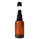 Frasco em vidro âmbar fosco com válvula dosadora - 30 ml — embalagem profissional para aromaterapia