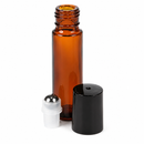 Frasco de vidro âmbar 10 ml - rollon