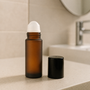Frasco vidro âmbar fosco roll-on big 50 ml