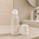 Frasco vidro transparente fosco roll-on big 50 ml