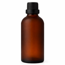 Frasco em vidro fosco âmbar gotejador R18 - 100 ml — ideal para aromaterapia, óleos terapêuticos e cosmética