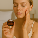 Frasco de vidro âmbar com tampa preta para cosmético - 30 gramas (kit ou unidade)