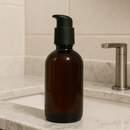 Frasco em PET âmbar com válvula pump PREMIUM R24 - 250 ml (kit ou unidade)