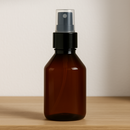 Frasco em PET âmbar com válvula Spray R24 - 100 ml (kit ou unidade)