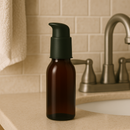 Frasco PET âmbar com válvula pump PREMIUM R24 - 60 ml (kit ou unidade)