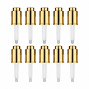 Pipeta de vidro 57 mm - R18 (tampa dourada estilo BOTÃO) - kit com 10