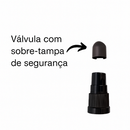 Frasco em vidro âmbar com válvula Pump (dosadora) R18 - 5 ml (unidade ou kit)