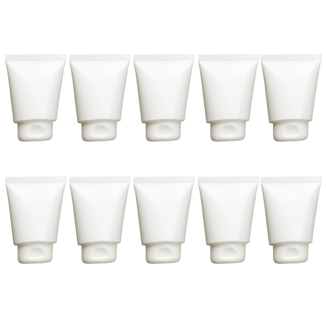 Frasco Bisnaga para creme - 30 gramas - HDPE (unidade ou kit)