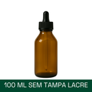 Frasco em vidro âmbar conta-gotas R24 - (60 ou 100 ml)
