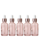 Frasco rosa com conta-gotas branco - 30 ml (kit ou unidade)