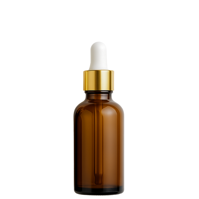 Frasco âmbar com conta-gotas dourado e bulbo branco - 30 ml (unitário ou kit)