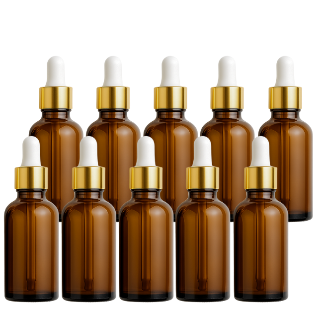 Frasco âmbar com conta-gotas dourado e bulbo branco - 30 ml (unitário ou kit)