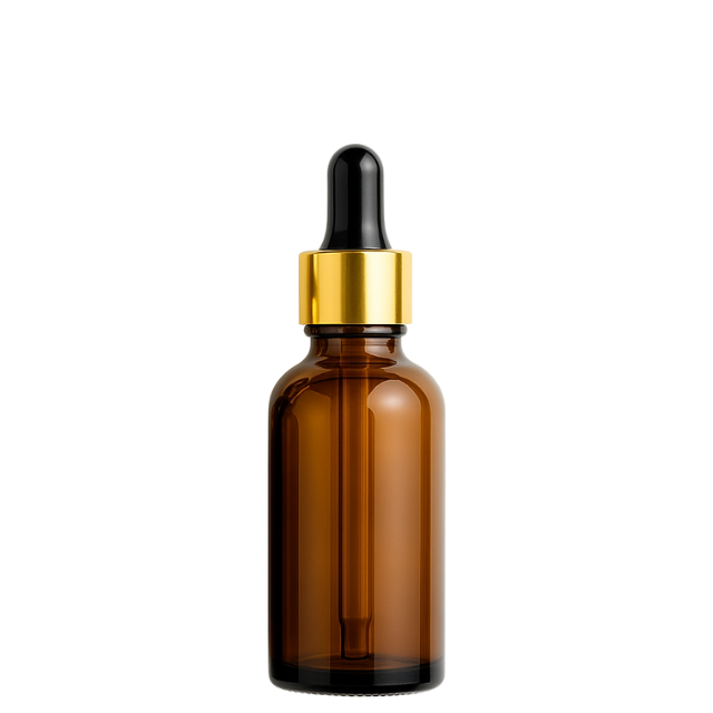 Frasco âmbar com conta-gotas dourado e bulbo preto - 30 ml (unitário ou kit)