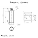 Frasco de vidro âmbar 10 ml - rollon TRADICIONAL para óleos essenciais, sinergias e fórmulas cosméticas