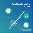 Misturador bastão de vidro (borossilicato) - 8 x 300 mm