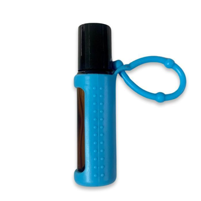 Capa de silicone protetora para frasco roll on 10 ml