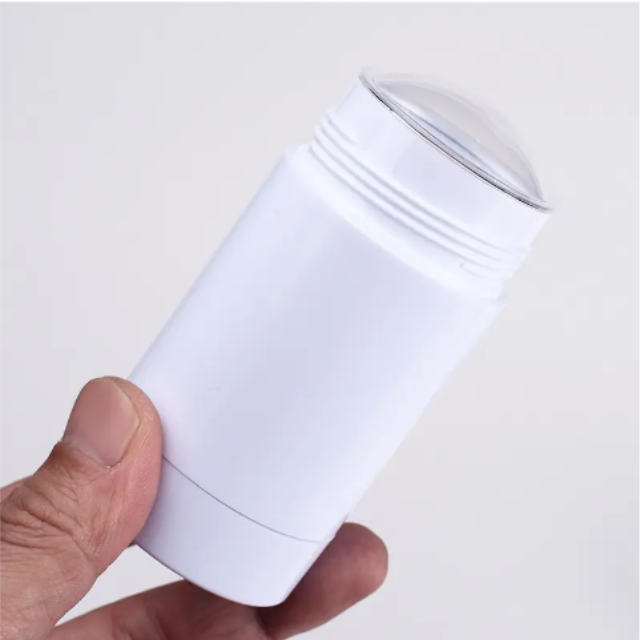 Frasco plástico giratório - 50 ml (para desodorante, pomadas, ou misturas sólidas)