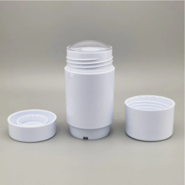 Frasco plástico giratório - 50 ml (para desodorante, pomadas, ou misturas sólidas)