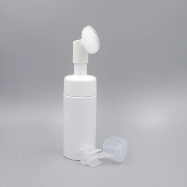Frasco PET com válvula espumadora e escova de silicone - 100 ml