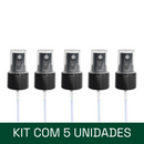 Válvula spray R24/410 preta com tampa (kit ou unidade)