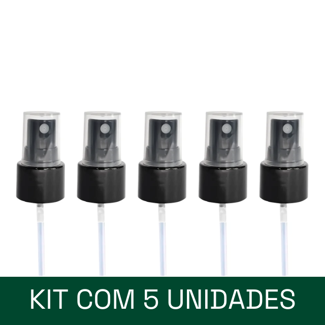 Válvula spray R24/410 preta com tampa (kit ou unidade)