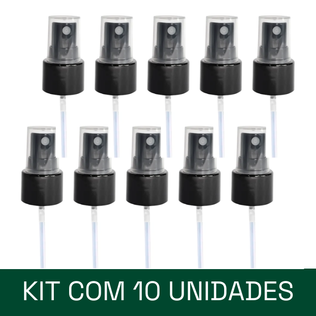 Válvula spray R24/410 preta com tampa (kit ou unidade)