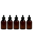 Frasco em PET âmbar com conta-gotas R24 - 100 ml (kit ou unidade)