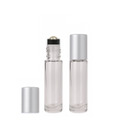 Frasco 10 ml rollon Premium cristal tampas coloridas