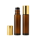 Frasco de vidro âmbar 10 ml - rollon PREMIUM Luxo (unidade ou kit)